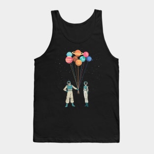 Planet Balloons Galaxy Just For You Tank Top